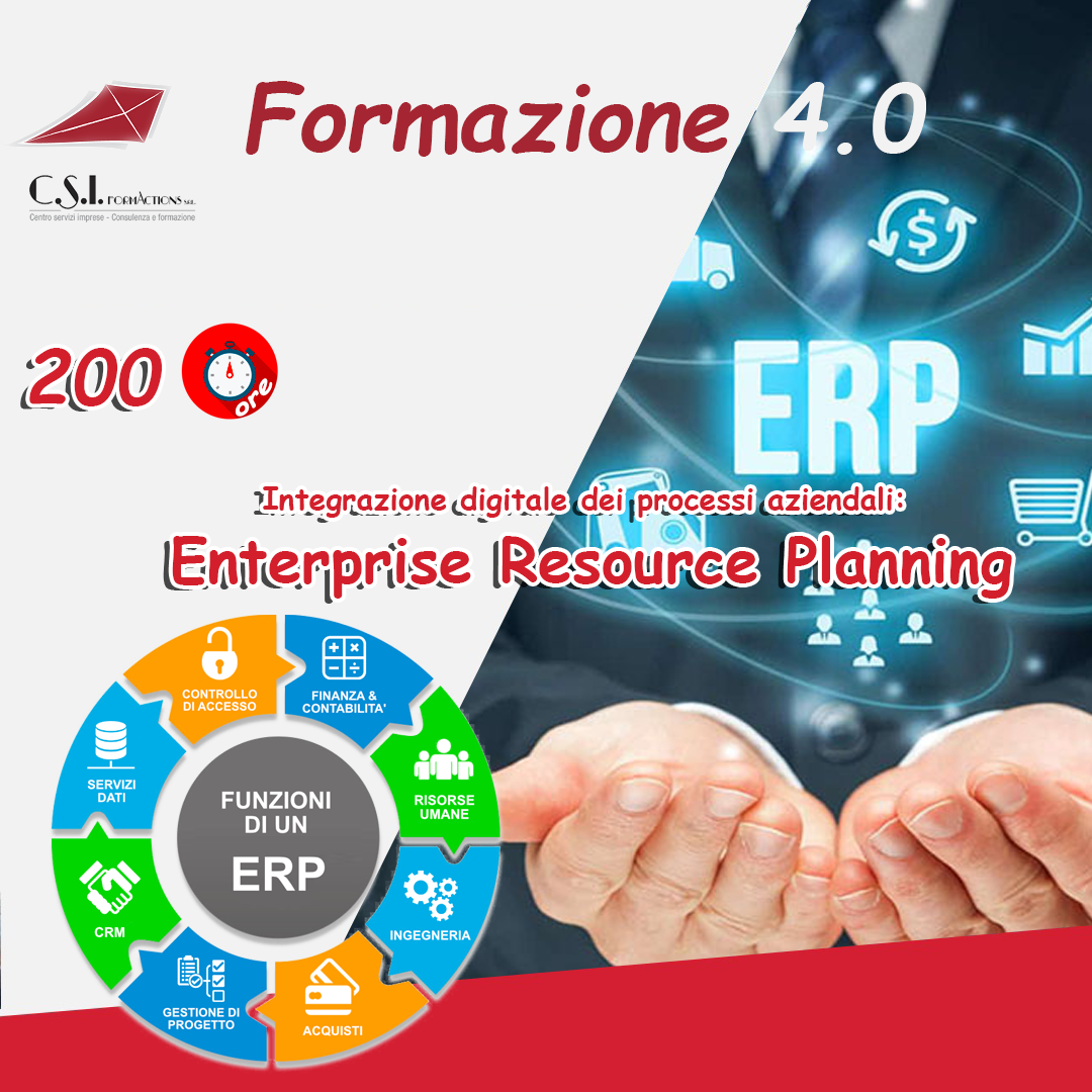 Integrazione digitale dei processi aziendali: ERP OK
