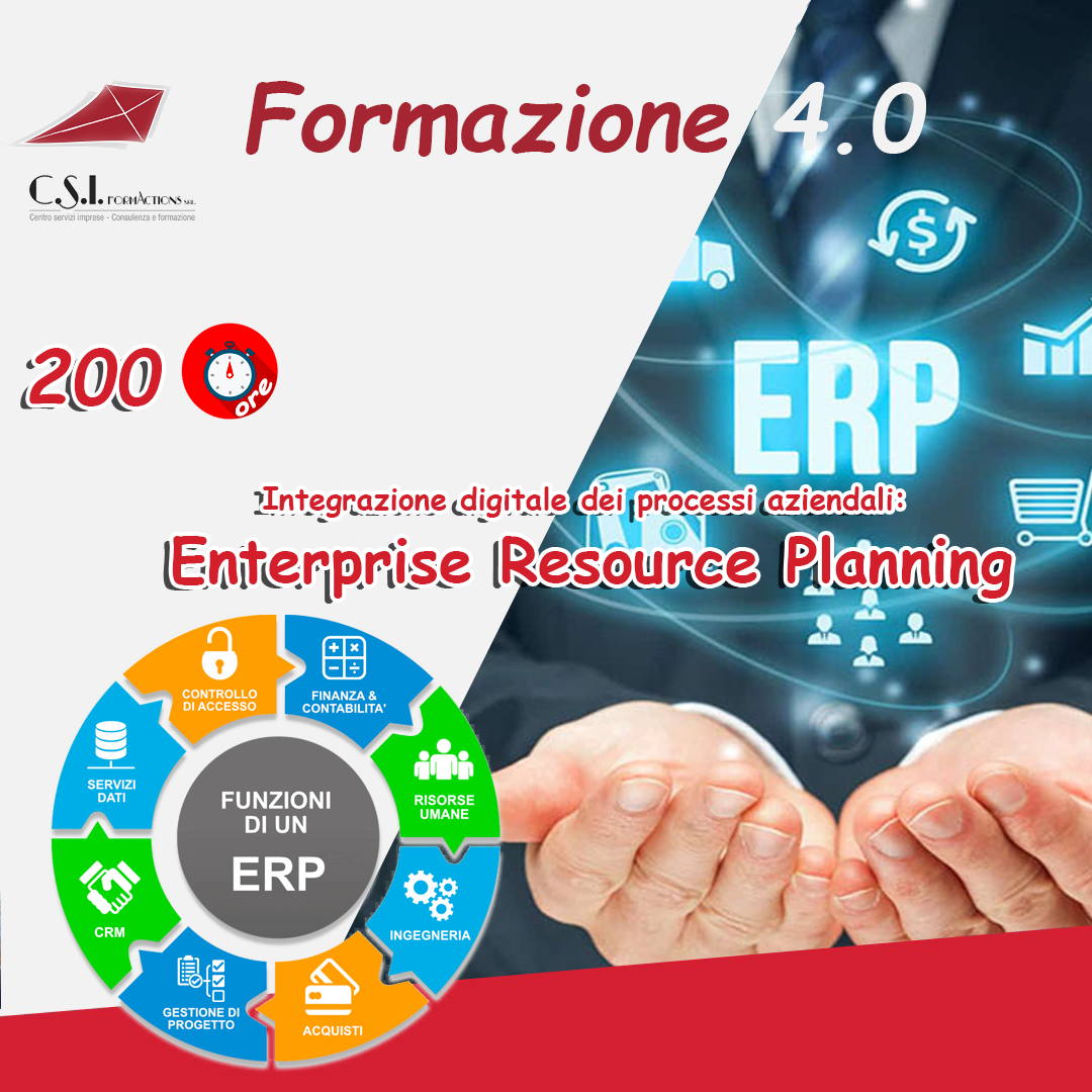 Integrazione digitale dei processi aziendali: Enterprise Resource Planning